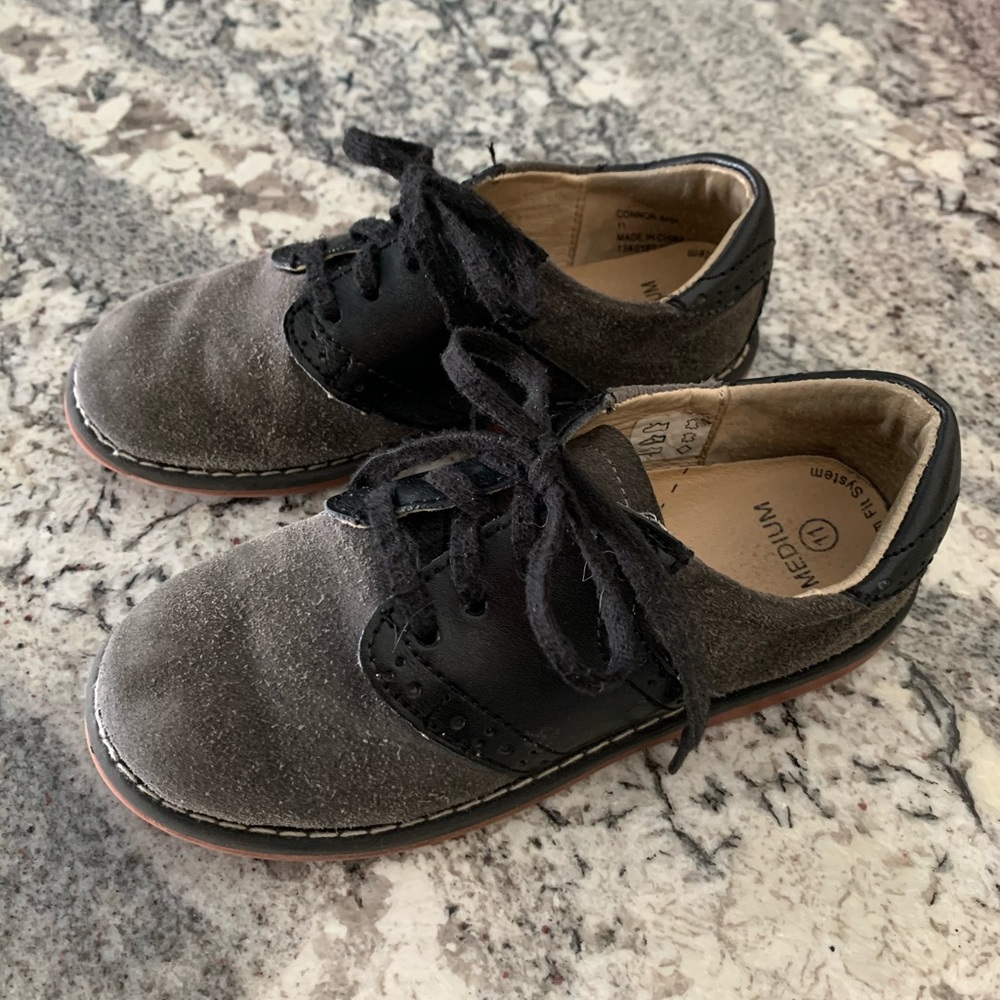 Footmates Connor Leather Saddle Oxford Dress Shoes